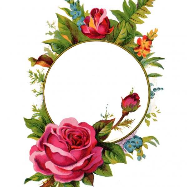 vintage whimsical rose wreath ring 1