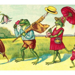 public domain frog illustration 3