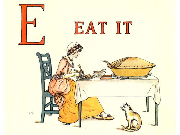 public domain vintage childrens book illustrations kate greenaway apple pie e