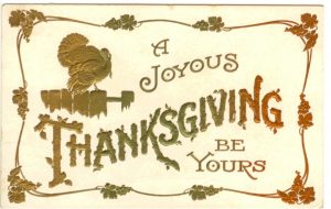 public domain color vintage thanksgiving greeting 8
