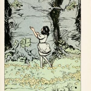 vintage public domain book illustration snow white and the 7 dwarves image 1