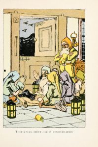 vintage public domain book illustration snow white and the 7 dwarves image 4