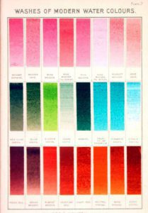 vintage color chart 2