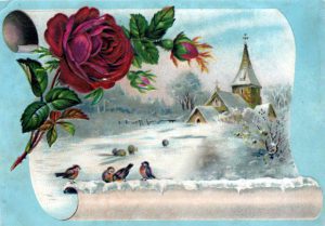 winter illustrations 19th 20th century public domain