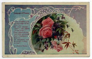 19th 20th century valentines day pictures rose poem