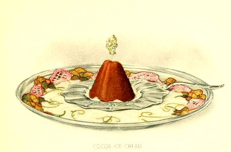 free chocolate ice cream dessert illustrations in the public domain
