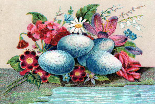 Copyright-free illustrations of blue eggs