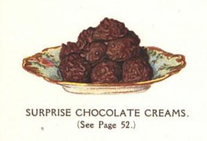 vintage chocolate clusters