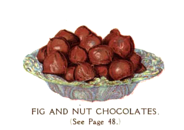 vintage chocolate covered figs