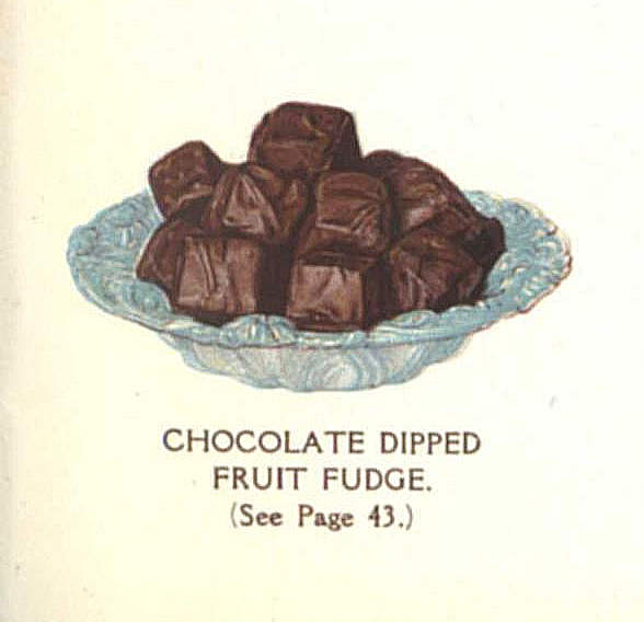 vintage chocolate fruit candy