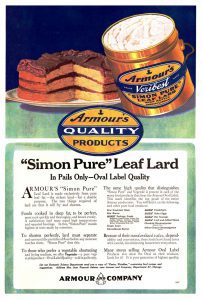 Armour Pure Leaf Lard 1919 vintage ad