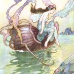 For the Nautilus is my boat in which i over the waters fioat. 1920 Warwick Goble
