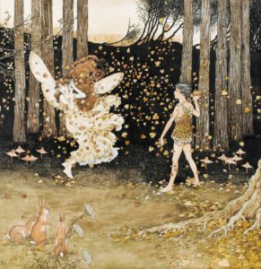 Fairy in the Autumn Leaves