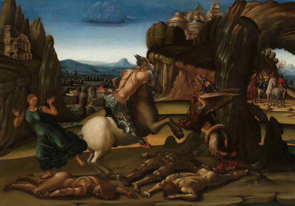 Saint George and the Dragon 1495 1505 Workshop of Luca Signorelli