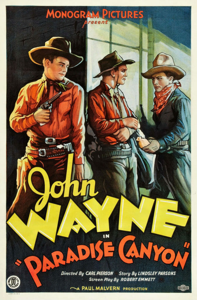 1935 Paradise Canyon Western Movie Carl L. Peirson Vintage Movie Poster