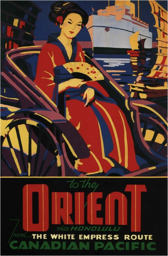 Canadian Pacific The Orient Travel Poster Vintage Travel Poster
