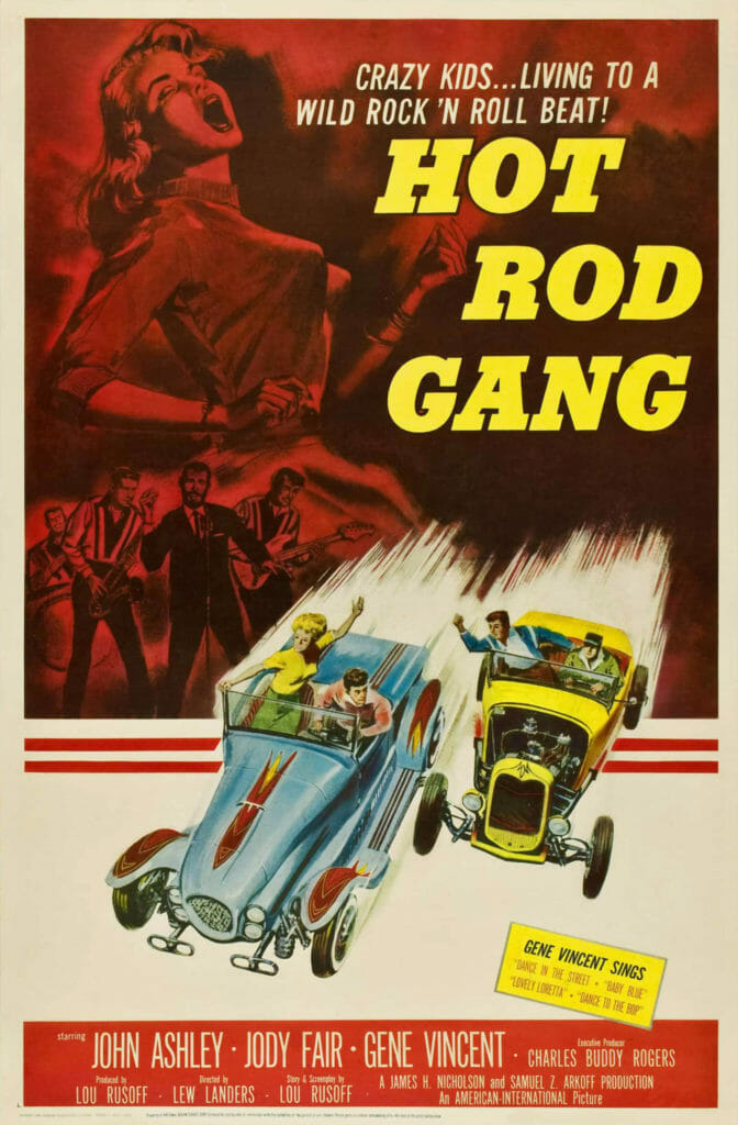 Hot Rod Gang Vintage Film Poster 1958 Vintage Movie Poster