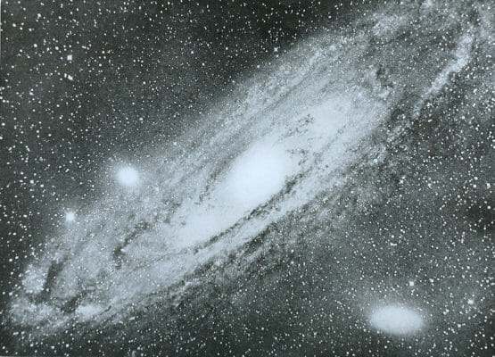 Nebula of Andromeda Vintage Illustration
