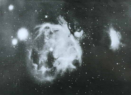 Nebula of Orion Vintage Illustration