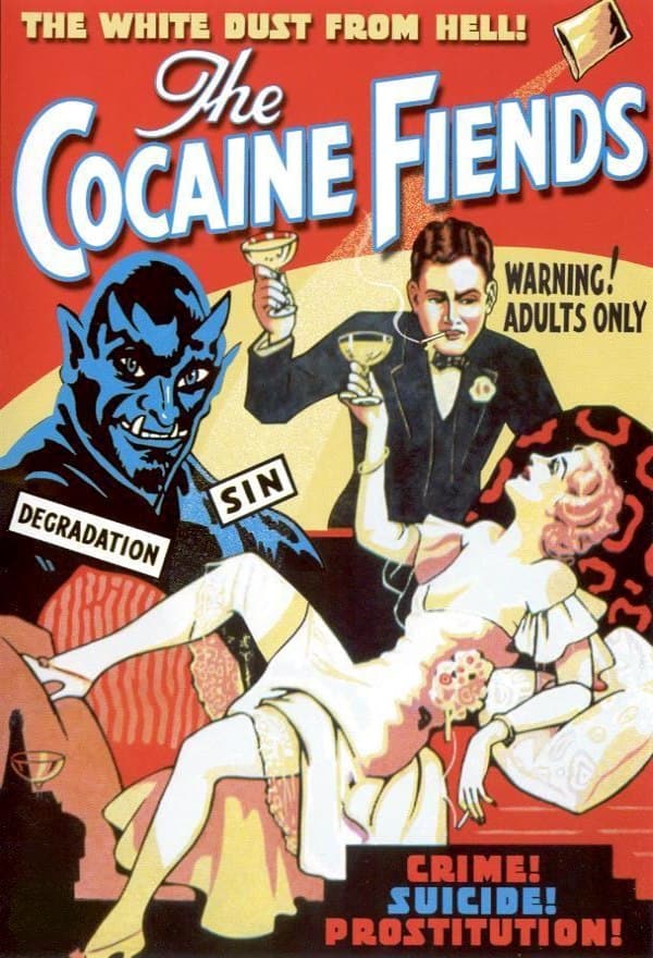 The Cocaine Fiends Movie William O Connor 1935 Vintage Movie Poster
