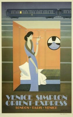 Venice Simplon Orient Express–pierre Fix Masseau 1981 Vintage Travel Poster