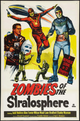 Zombies Of The Stratosphere Vintage Movie Poster 1952 Vintage Movie Poster 1