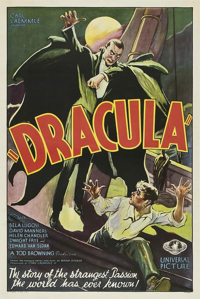 Dracula 1931 Poster Stylef Vintage Movie Poster