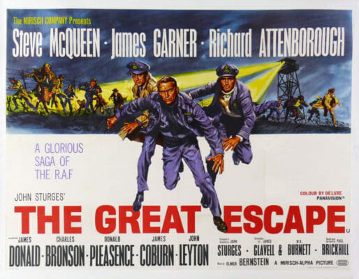 The Great Escape Vintage Poster 1963 Vintage Movie Poster