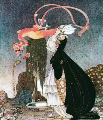 Kay Nielsen – I Have Had Such A Terrible Dream She Declared. …. A Pretty Bird Swooped Down Snatched It From My Hands And Flew Away With It