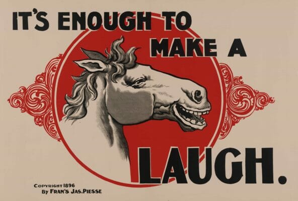 Laughing Horse Francis James Piesse 1896